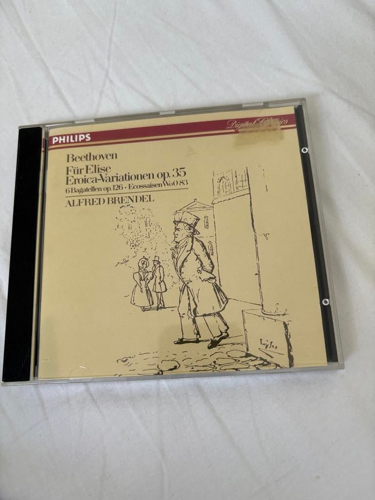 Beethoven: Für Elise, Eroica-Variationen - Alfred Brendel CD, Ophalen of Verzenden, Classicisme, Zo goed als nieuw, Kamermuziek