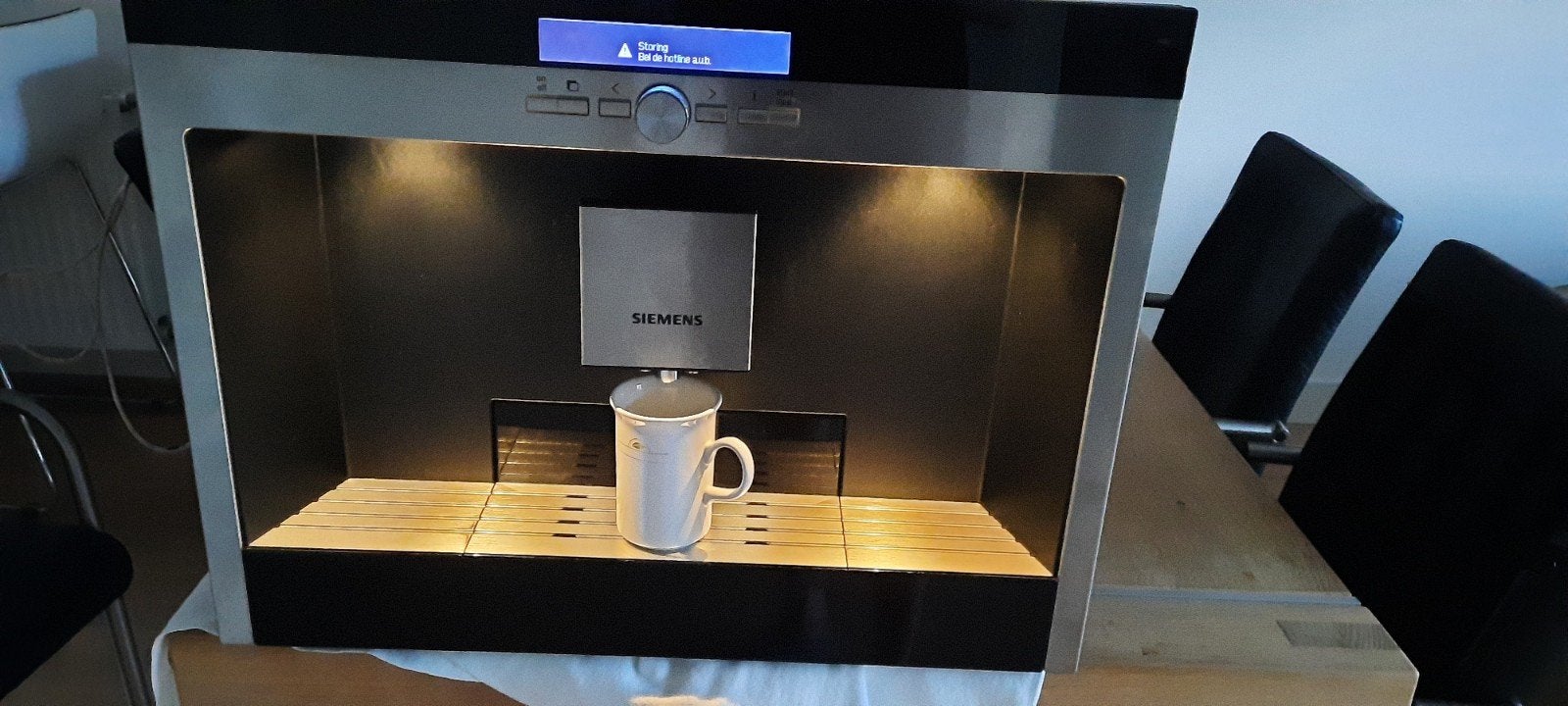 Siemens inbouw koffie machine Tk76k573, Ophalen, Koffiemachine