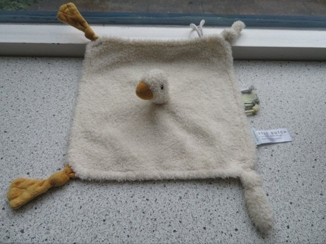 Knuffeldoek gans Goose merk Little Dutch Tiamo grote maat, Little Dutch, Ophalen of Verzenden, Zo goed als nieuw, Middelgroot (20 tot 80 cm)