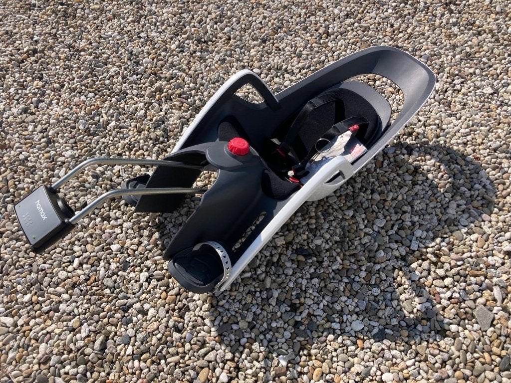 Hamax achterzitje wit, Fietsen en Brommers, Fietsaccessoires | Fietsstoeltjes, 15 t/m 25 kg, Achterzitje, Voetsteuntjes, Nieuw