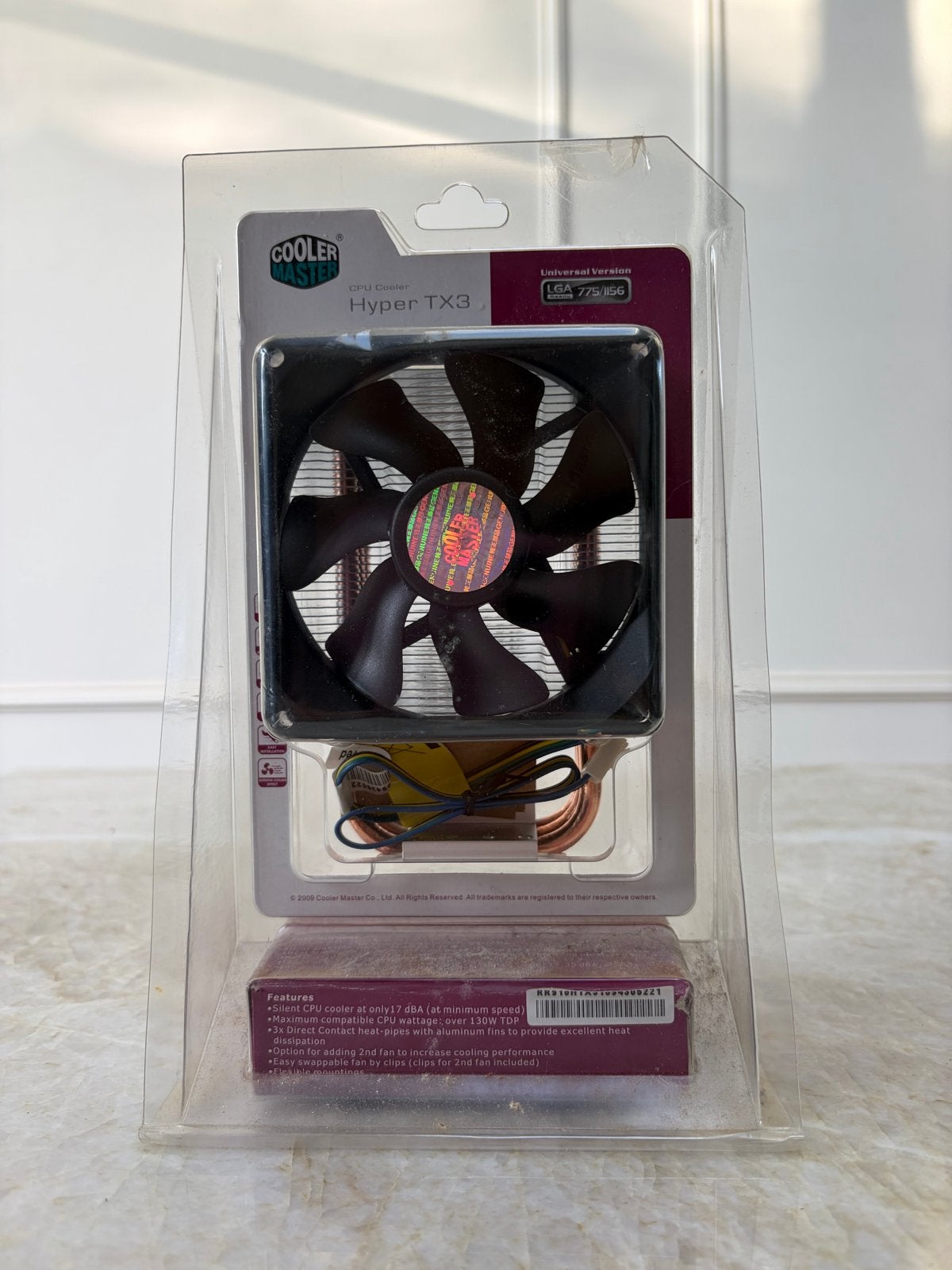Cooler Master Hyper TX3 CPU processor koeler, Ophalen of Verzenden, Nieuw, Luchtkoeling