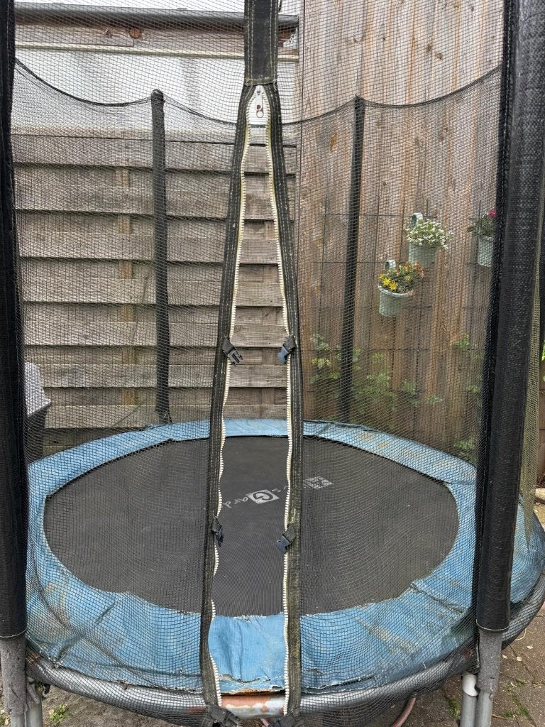 Alice Garden trampoline met veiligheidsnet, Ophalen of Verzenden, Gebruikt