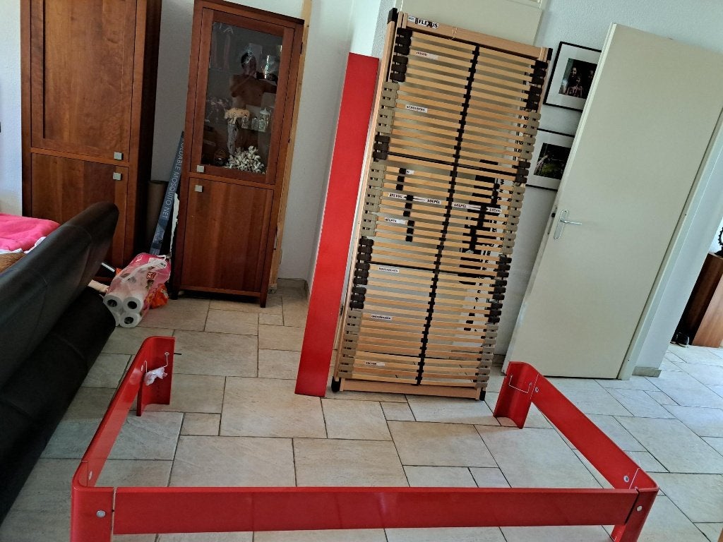 Auping auronde 1000 eenpersoons bed met verstelbare bodem, Huis en Inrichting, Slaapkamer | Bedden, Ophalen, Gebruikt, 90 cm, Eenpersoons
