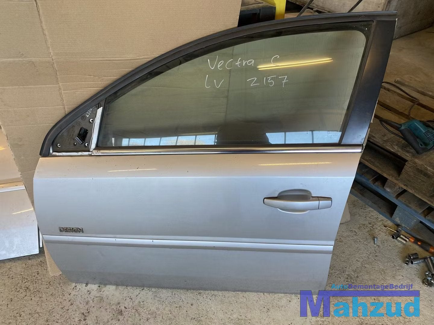 OPEL VECTRA C zilver Z157 Links voor deur portier, Gebruikt, Deur, Opel Automobile GmbH, Ophalen of Verzenden