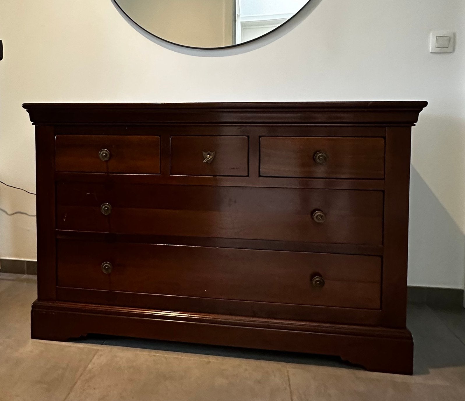 Originele Grange France ladekast/commode Kersenhout (XM 500), Ophalen