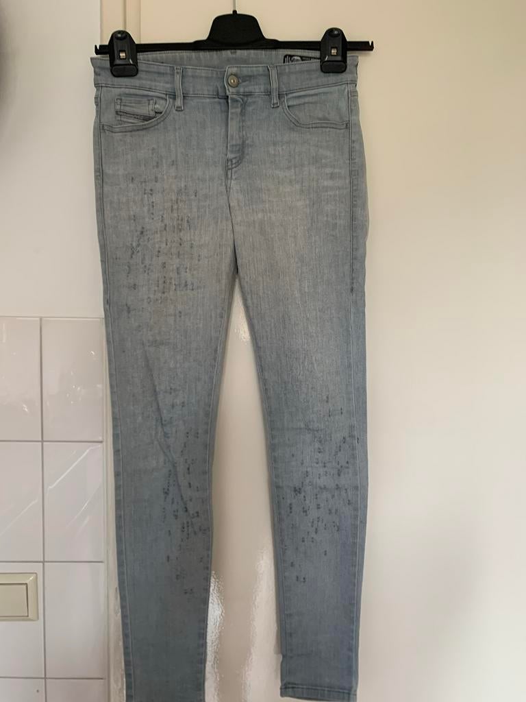 Diesel Slandy Super Slim-Skinny Jeans W28 L32, Blauw, Ophalen of Verzenden, Maat 36 (S), Lang