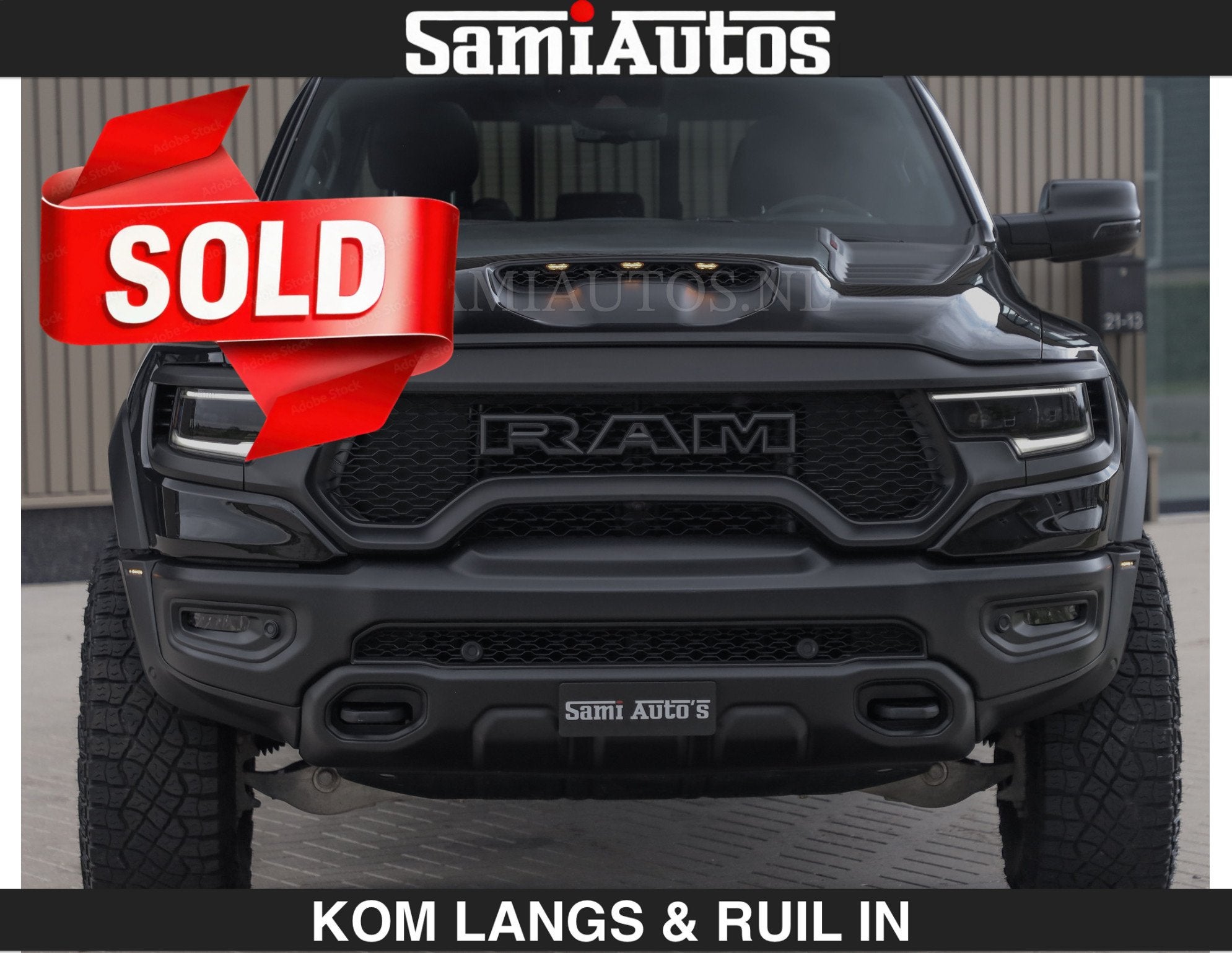 Dodge Ram TRX BLACK OPS HELLCAT | 6.2 V8 712PK SUPERCHARGER, Automaat, Dealer onderhouden, Gebruikt, Met garantie (alle)