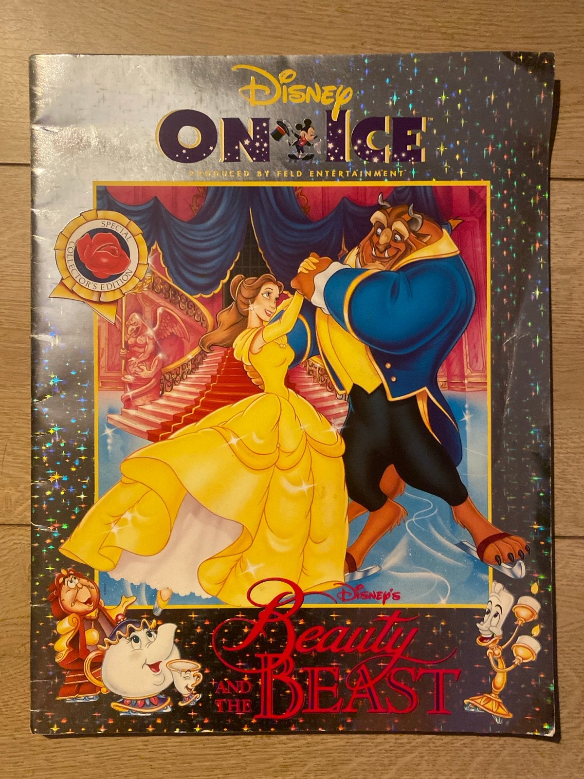 Disney On Ice: Belle en het Beest Programma Boek, Ophalen of Verzenden, Assepoester of Belle, Gebruikt, Papier, Kaart of Schrift