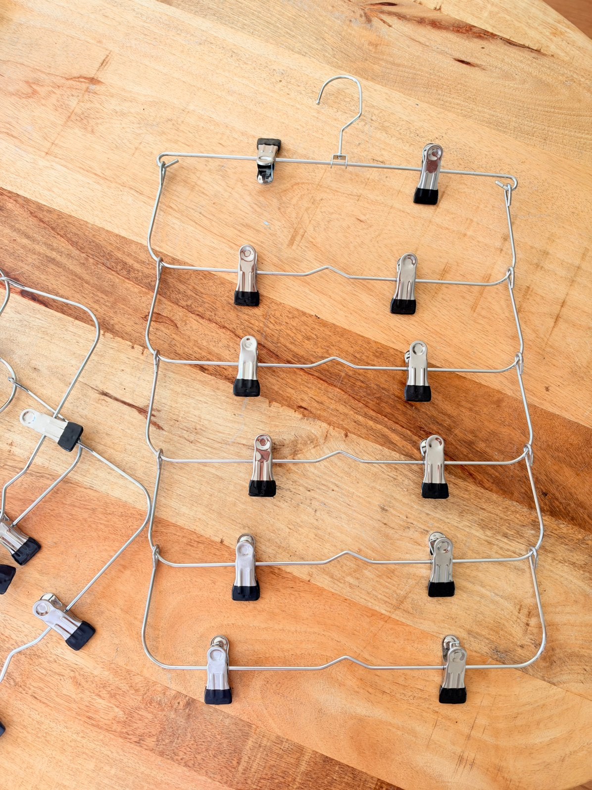 Kleerhangers 3 stuks voor 6 kledingstukken, Ophalen of Verzenden, Zo goed als nieuw, Metaal