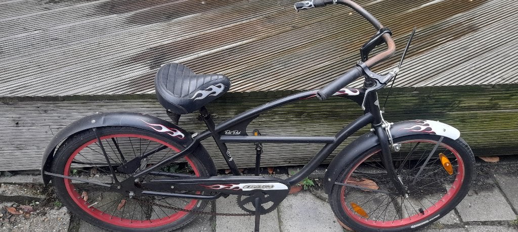 Rat Rod Electra fiets, Fietsen en Brommers, Fietsen | Cruisers en Lowriders, Ophalen, Gebruikt, Staal