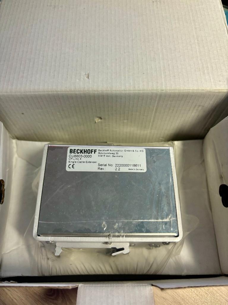 BECKHOFF - CU8803-0000 - Transmitter box for CP-Link, Ophalen of Verzenden, Nieuw