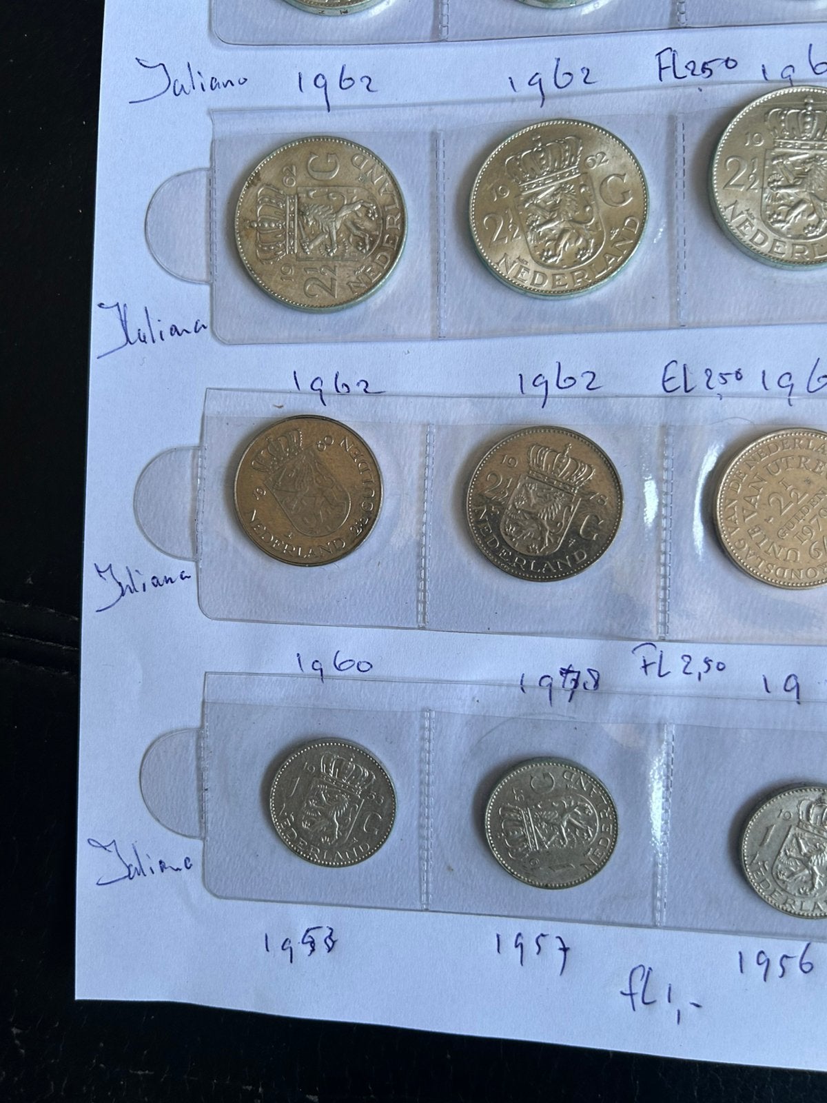Munten Oude rijksdaalders en guldens, Ophalen, Nederland, Munten