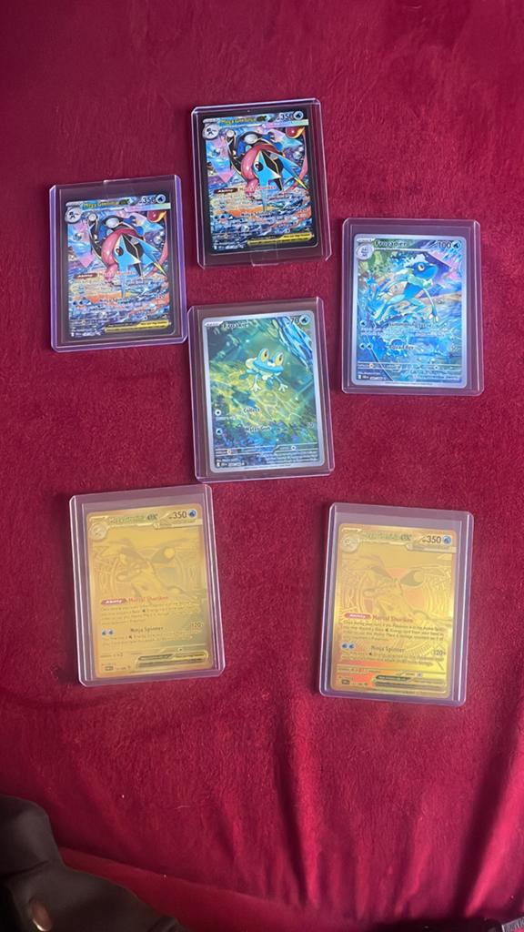 Pokemon Chaos Rising Mega greninjas, Ophalen of Verzenden, Nieuw, Meerdere kaarten, Foil
