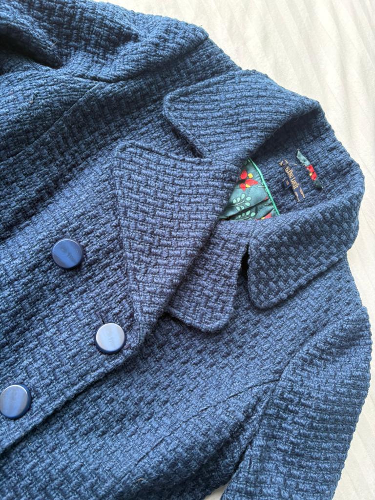 King Louie jas blauw maat 38, Ophalen of Verzenden, Zo goed als nieuw, Maat 38/40 (M), Blauw