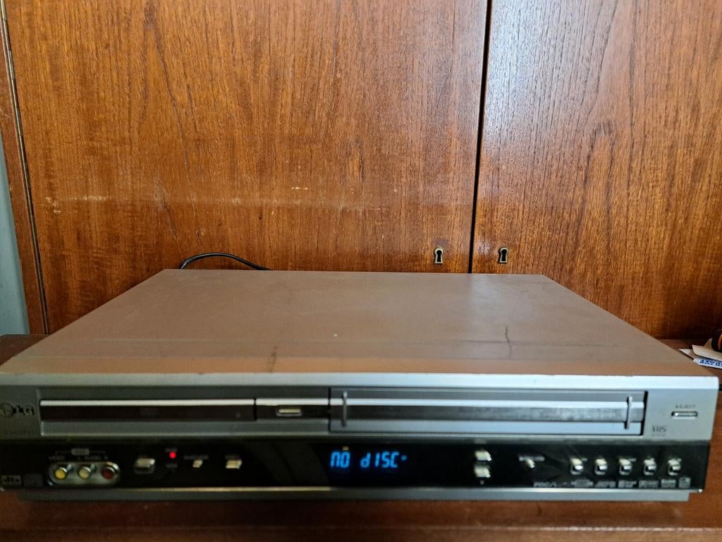 LG dvd vhs videorecorder, Ophalen of Verzenden, Gebruikt, LG