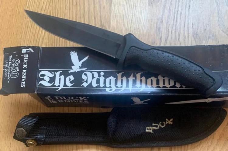 BUCK Nighthawk 650 Vintage met originele doos en papieren!, Ophalen of Verzenden, Zo goed als nieuw
