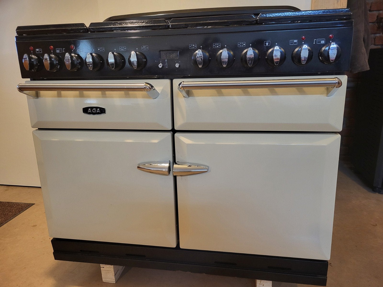 Aga masterchef 110, Witgoed en Apparatuur, 60 cm of meer, Ophalen of Verzenden, Gas, Vrijstaand