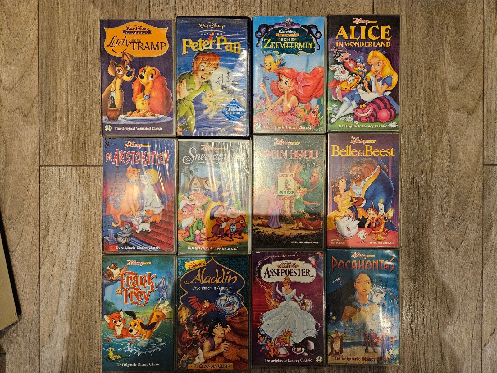 Disney videobanden 97 stuks, Alle leeftijden, Ophalen, Gebruikt, Overige genres