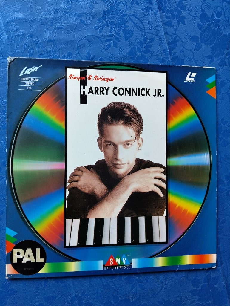 Harry Connick Jr. Singin' & Swingin' * LaserDisc * Cd Video, Engels, Alle leeftijden, Ophalen of Verzenden, Zo goed als nieuw