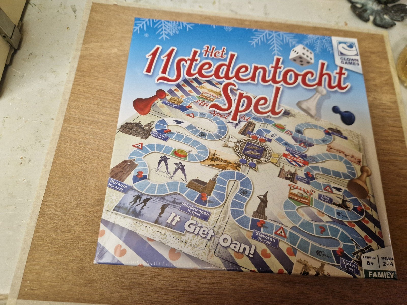 het  11 elfstedentocht spel nieuw geseald elfstedentocht, Verzenden, Nieuw