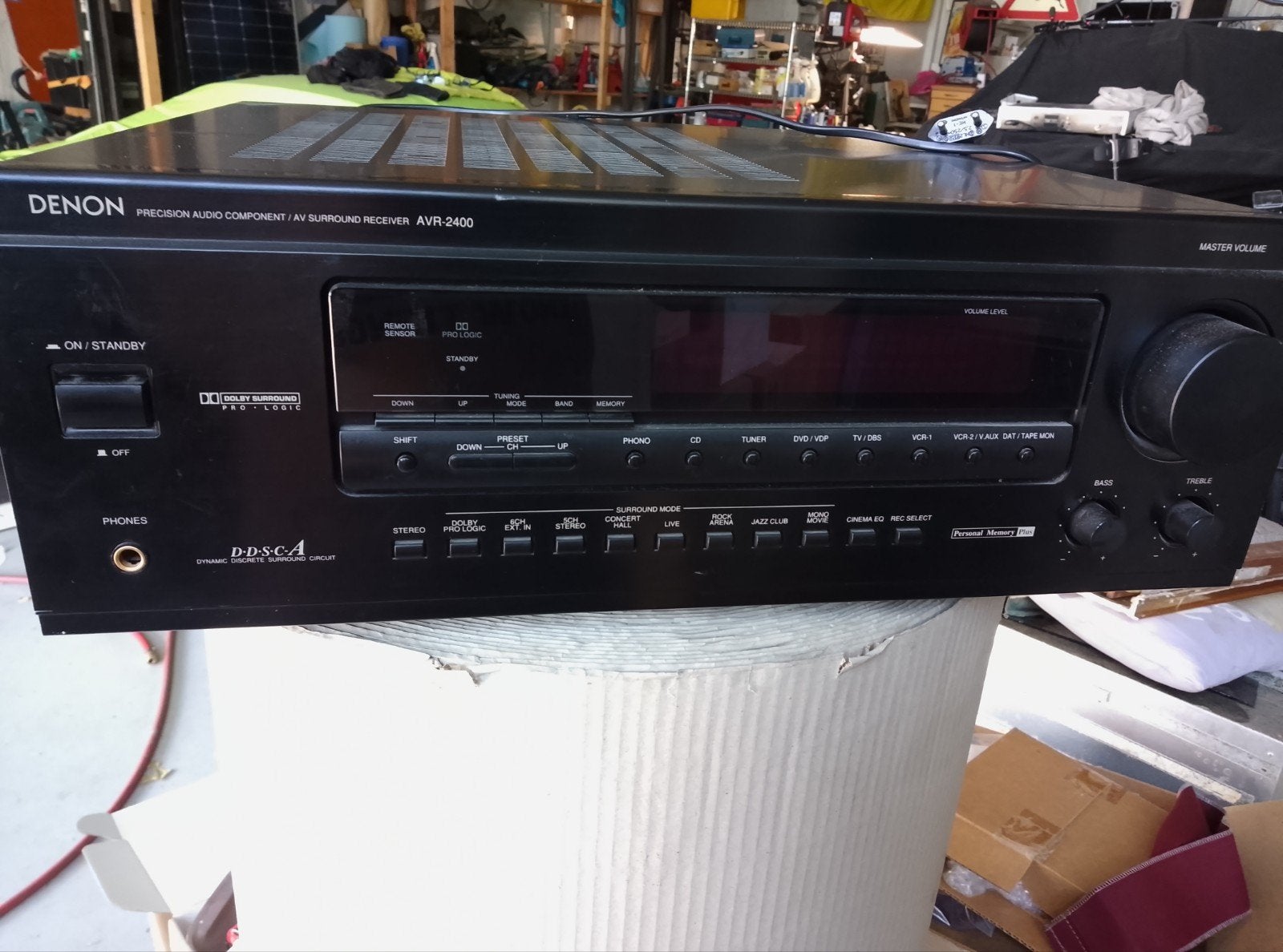 Denon AVR-2400 AV Surround Receiver, Ophalen, Denon, 120 watt of meer, Gebruikt
