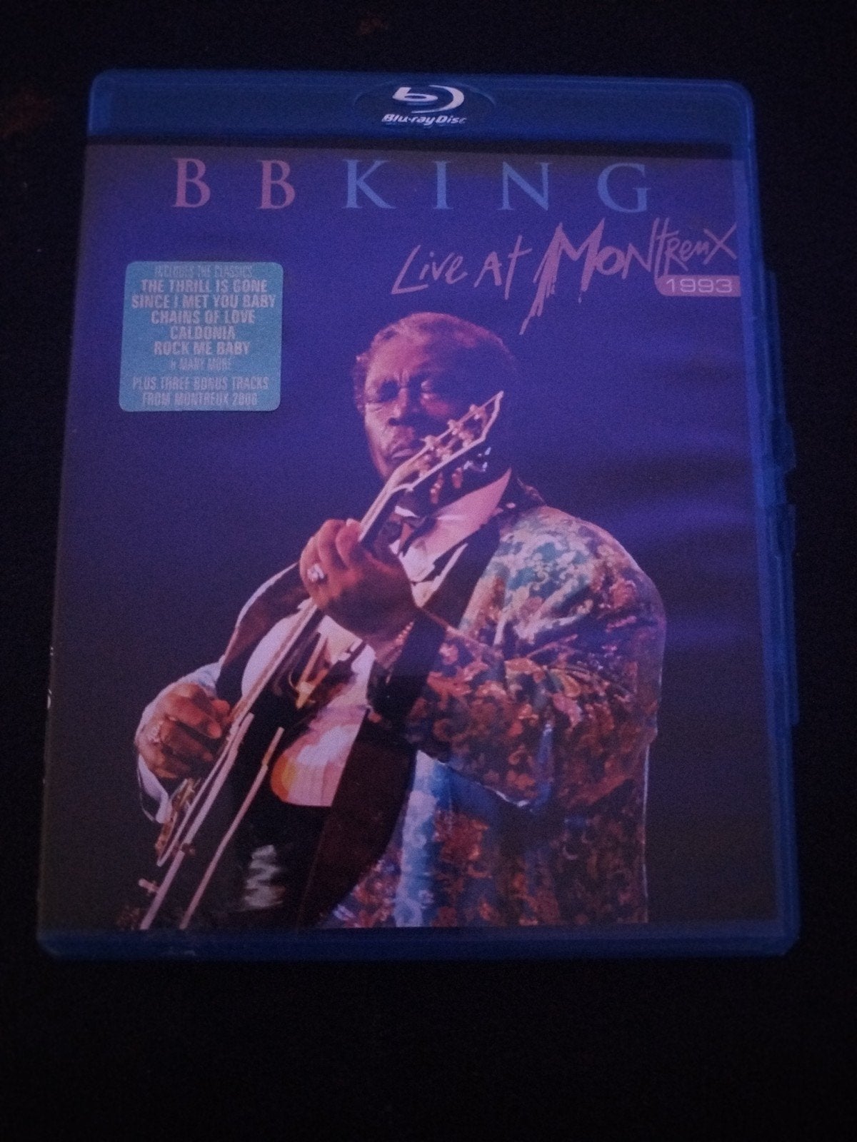 BB KING LIVE AT MONTREUX 1993 Blu-ray, Met bonustracks, Ophalen of Verzenden, Zo goed als nieuw, Live-album