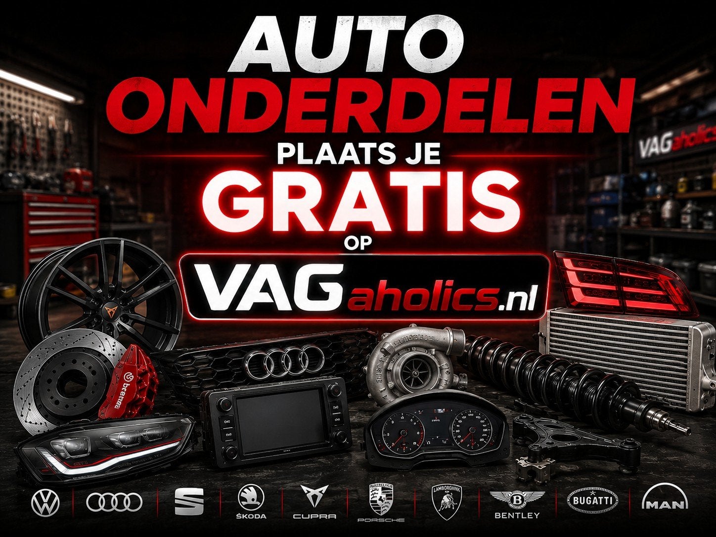 Dé plek voor VAG-onderdelen – Gratis adverteren, Ophalen