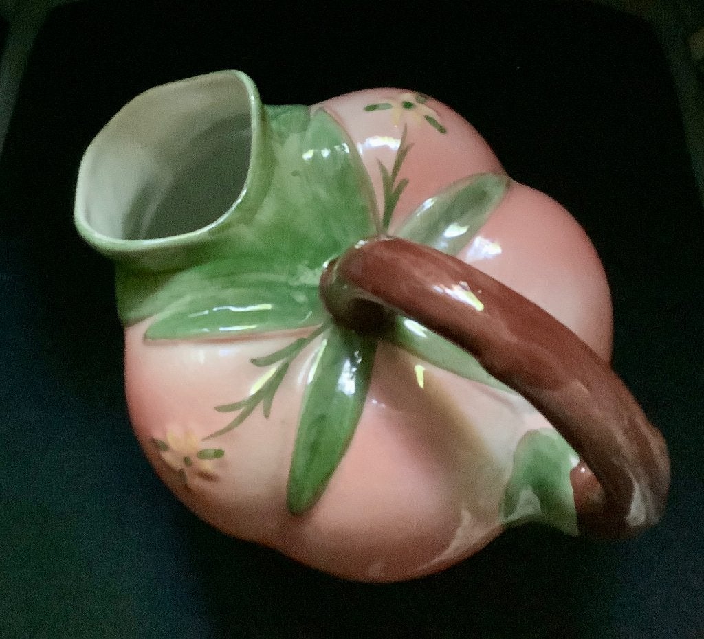 Vintage Schenkkan waterkan perzik, Keramiek, Overige typen, Ophalen of Verzenden, Zo goed als nieuw