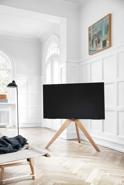 Vogels Next Op1 tv-vloerstandaard, Audio, Tv en Foto, Televisiebeugels, Ophalen of Verzenden, Zo goed als nieuw