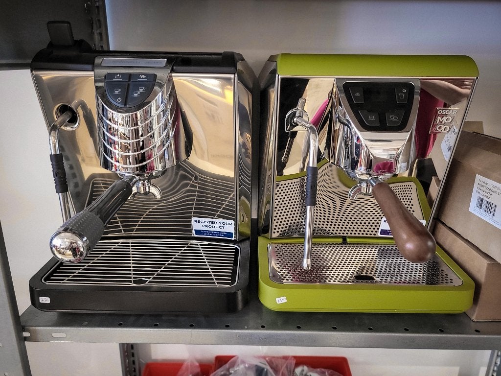 Espressomachine, Simonelli Oscar 22 VERKOCHT, Witgoed en Apparatuur, Koffiezetapparaten, Ophalen, Espresso apparaat, 10 kopjes of meer