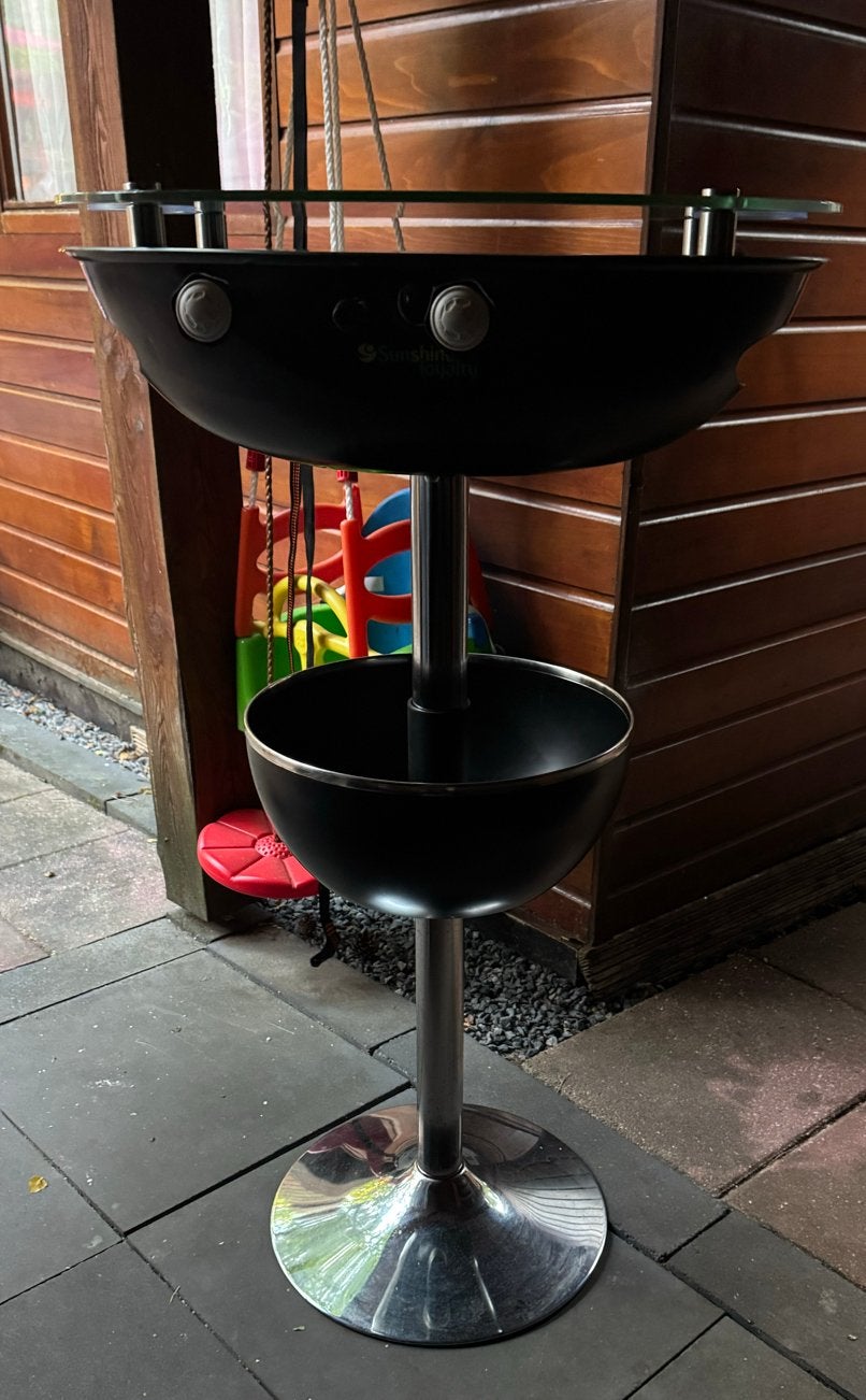 Speciale STATAFEL MET KOEL- EN VOETBALSPELFUNCTIE, Ophalen, Zo goed als nieuw
