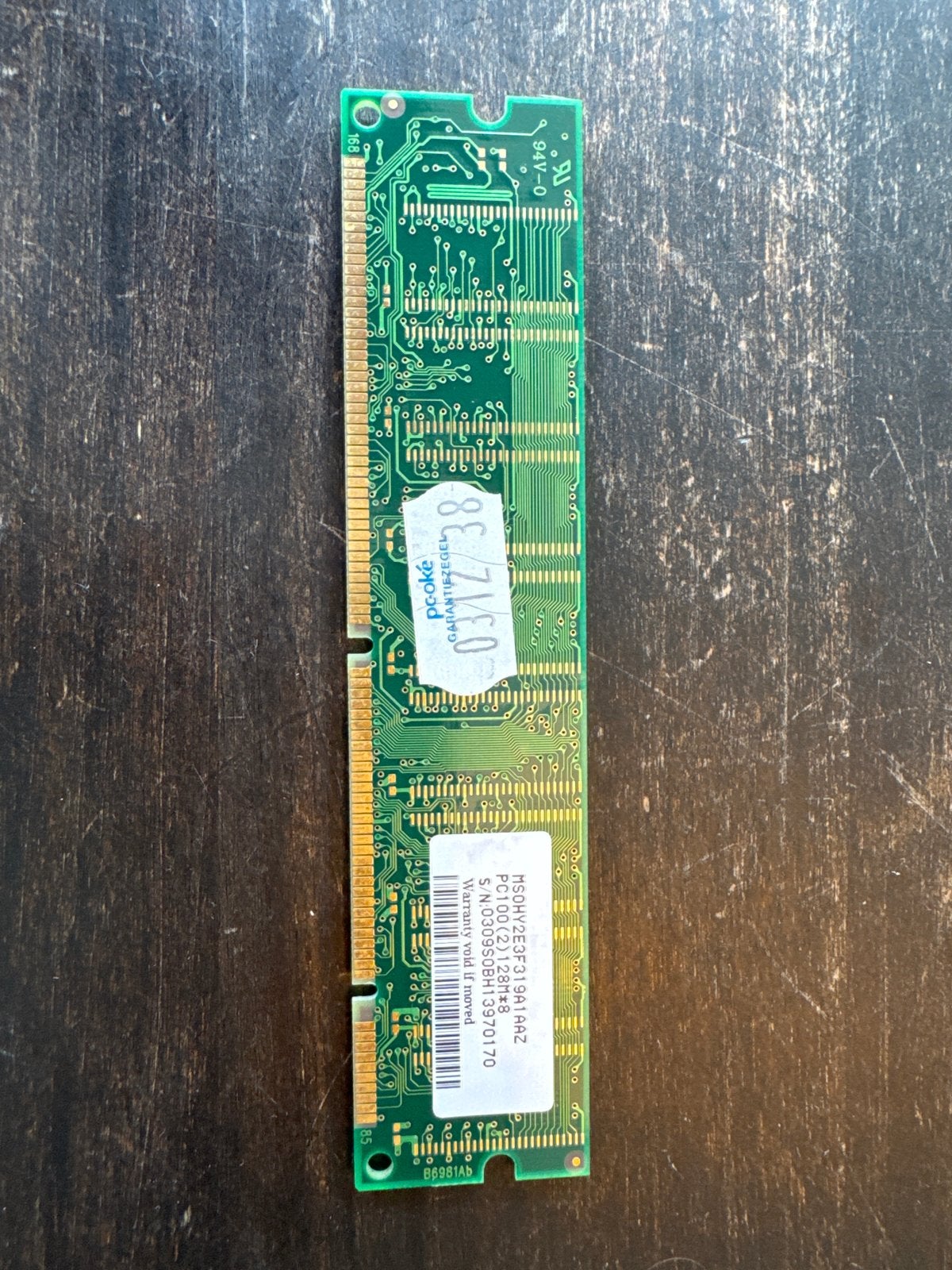 PC100(2) 128MB RAM Geheugenmodule voor Desktop, Overige soorten, Ophalen of Verzenden, Desktop, Gebruikt
