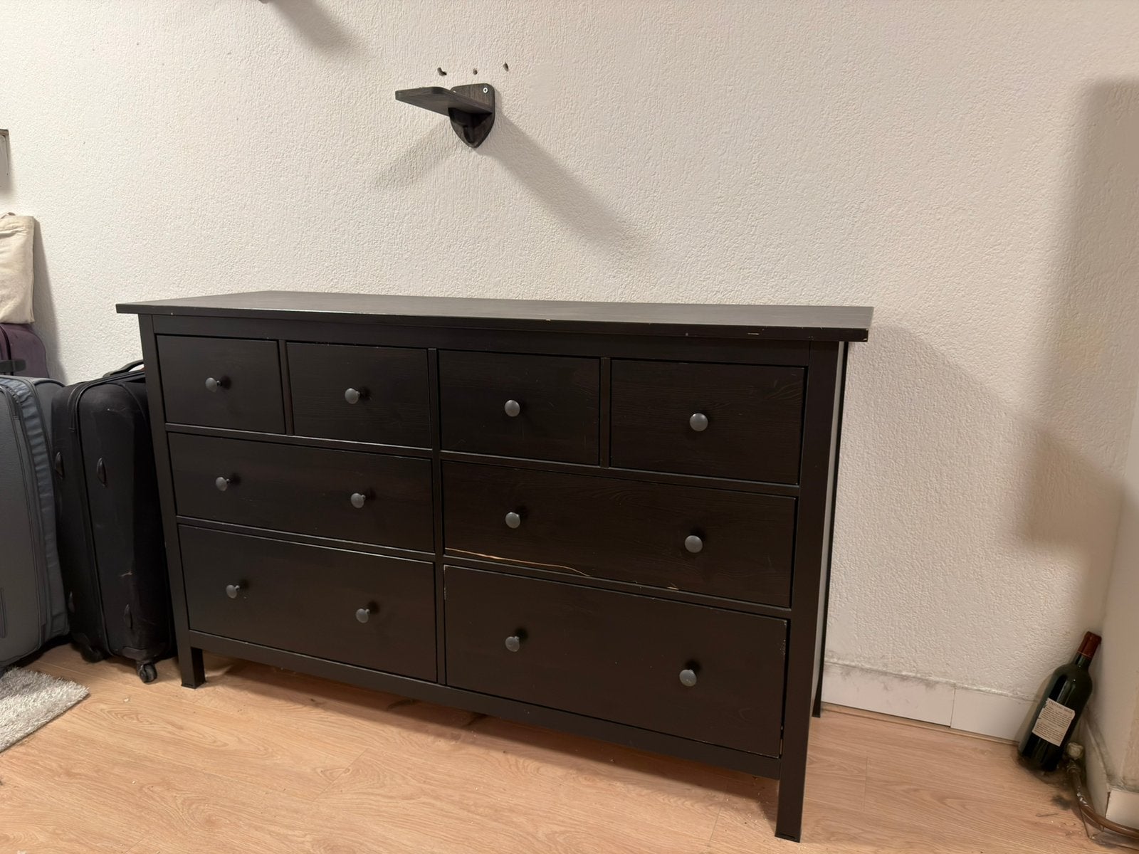 IKEA HEMNES ladekast bruin / drawers 160x50x95 cm, Huis en Inrichting, Kasten | Dressoirs, Ophalen, Zo goed als nieuw, 25 tot 50 cm
