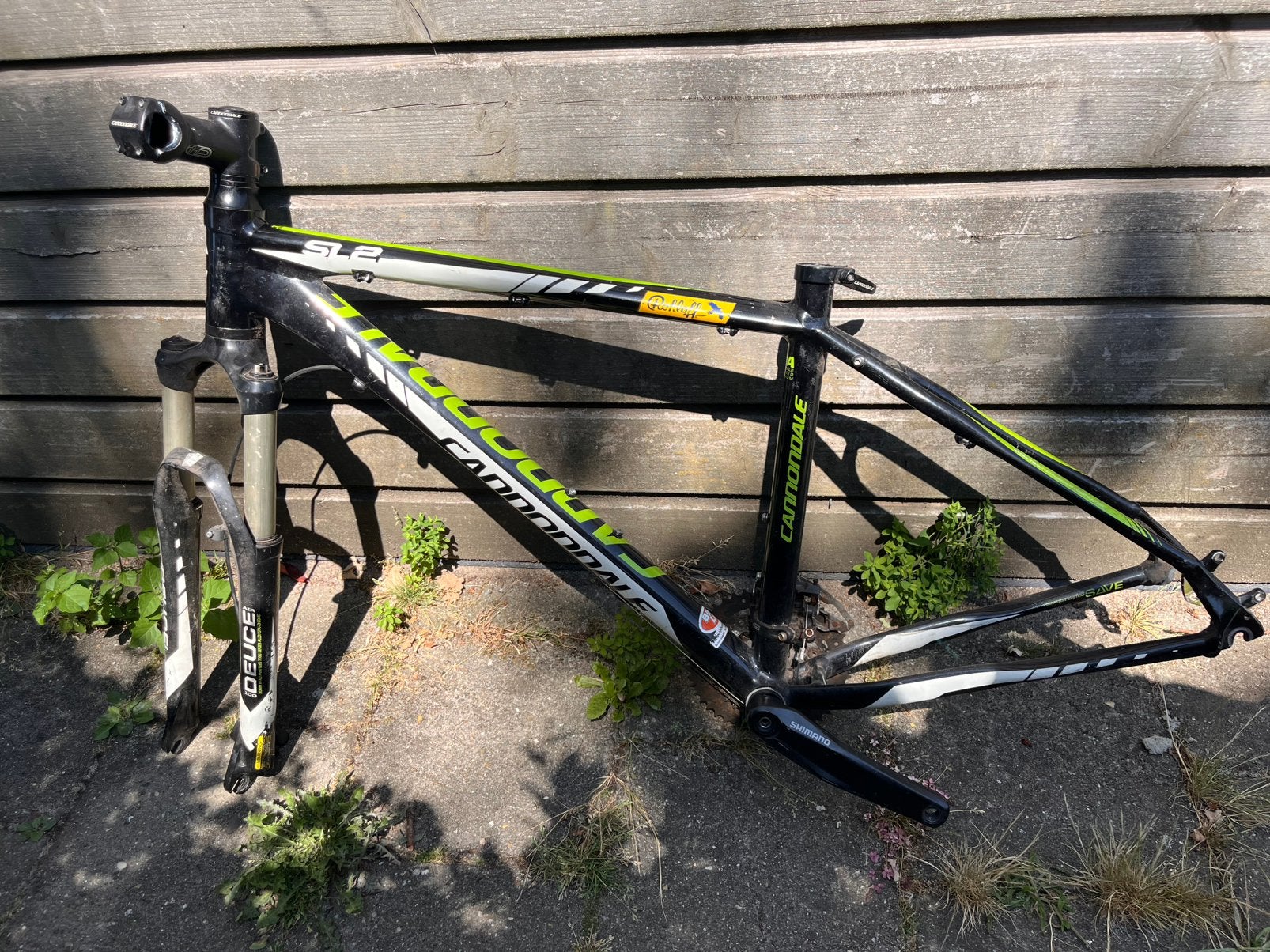 Cannondale frame + wielen, Gebruikt, Hardtail, 45 tot 49 cm, Schijfrem