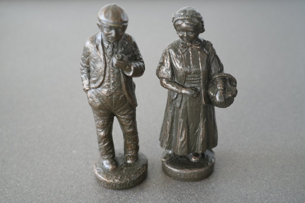 Beeld, Overige onderwerpen, Gepatineerd, Ophalen of Verzenden, 20 - 50 cm