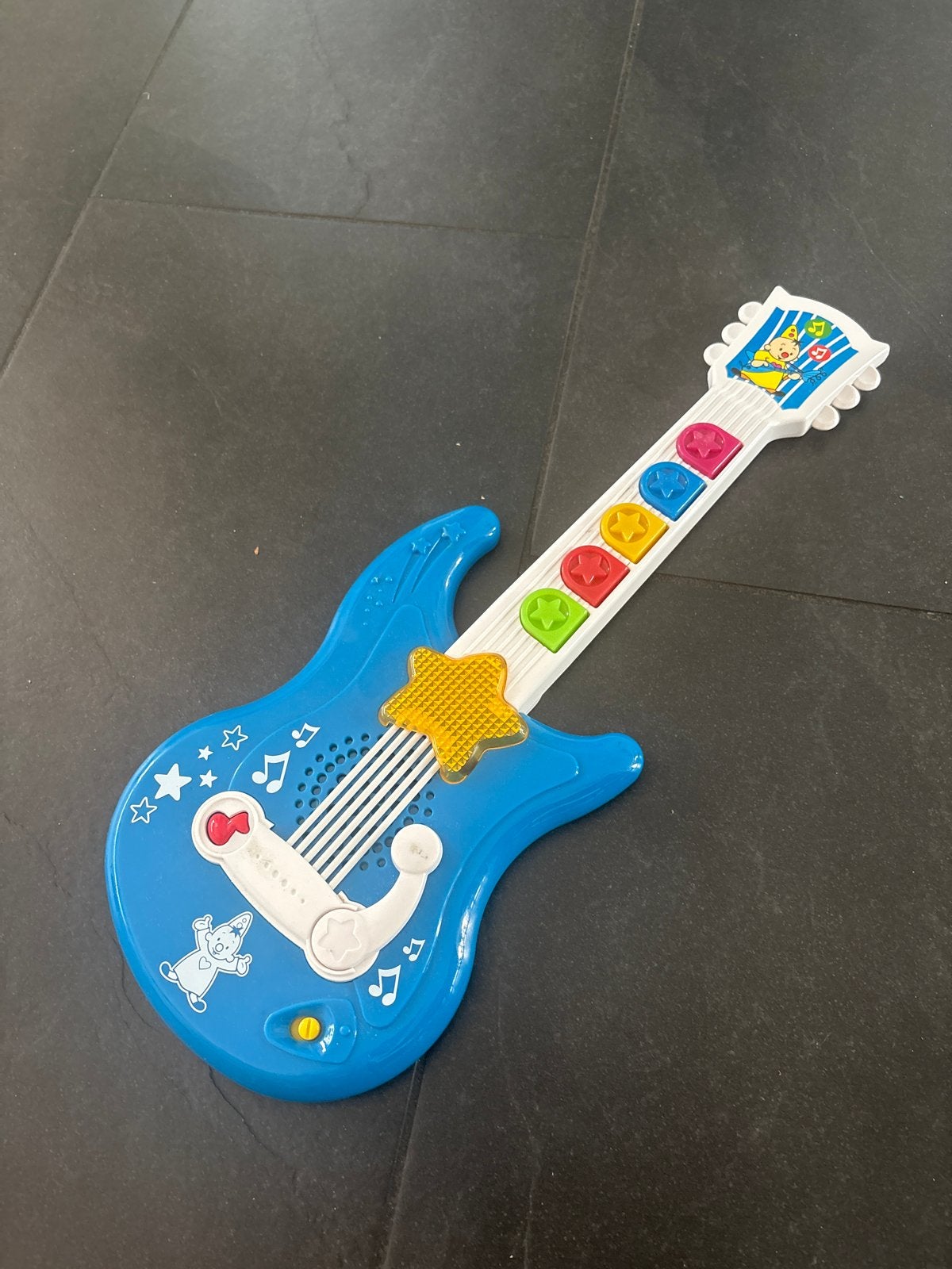Bumba Speelgoedgitaar met geluid en licht, Ophalen of Verzenden, Gebruikt, Overige typen, Met licht