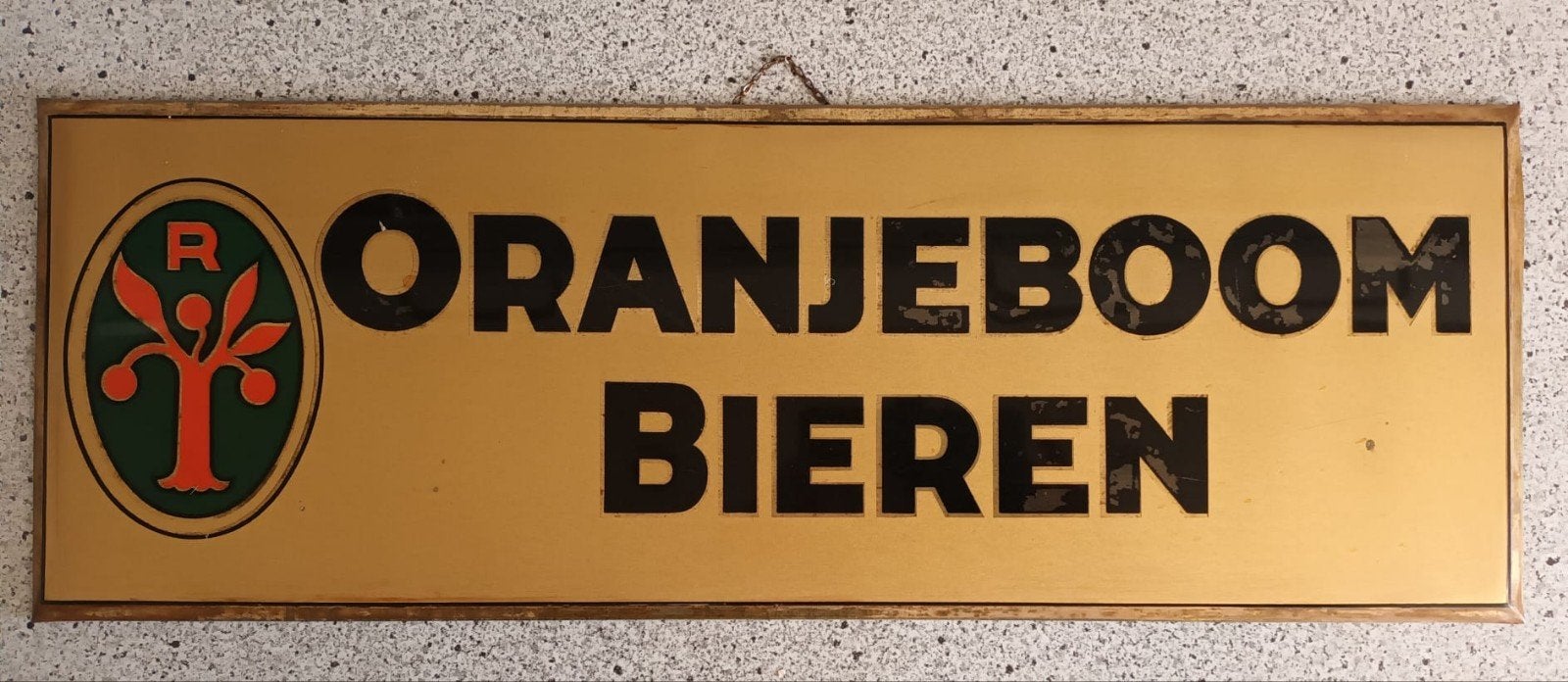 Oranjeboom Bieren Reclamebord, Verzamelen, Biermerken, Ophalen of Verzenden, Gebruikt, Reclamebord, Plaat of Schild, Oranjeboom