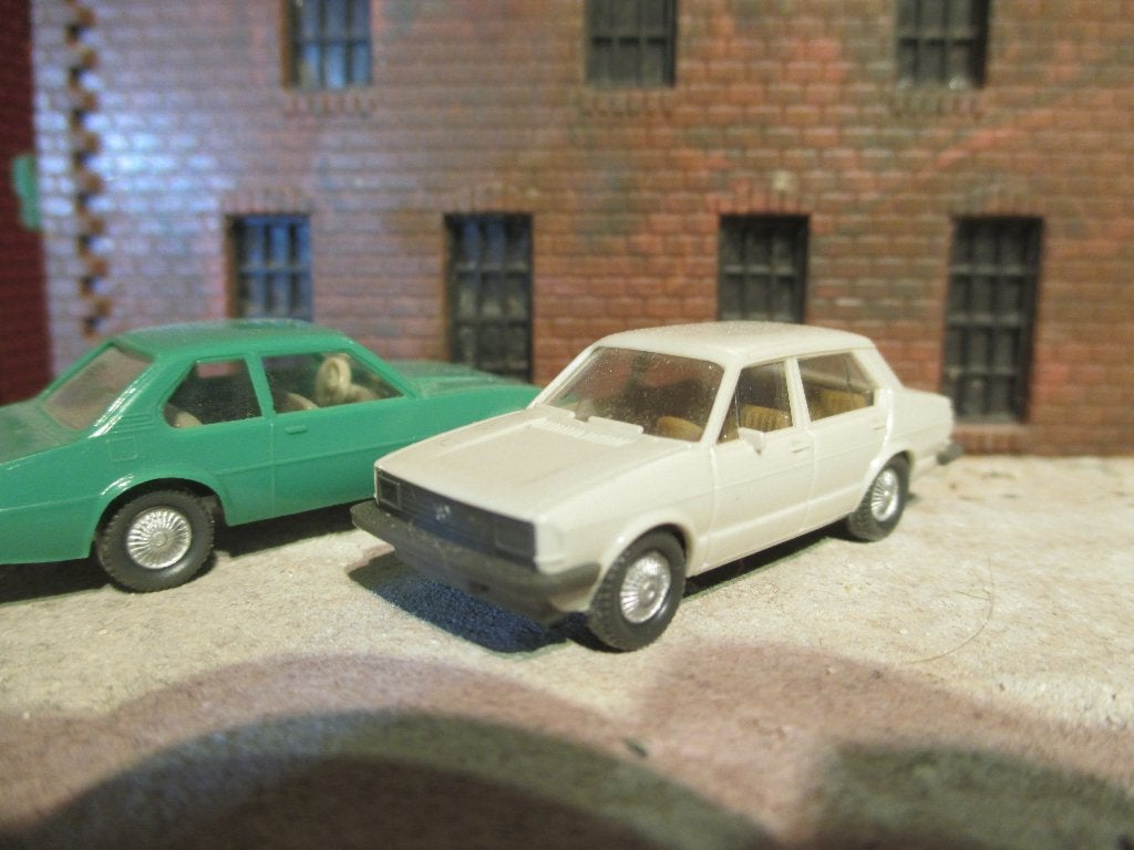 1976-1984 Volkswagen Jetta Mk.1 - Wiking grauweiß, Ophalen of Verzenden, Zo goed als nieuw, Auto, Wiking
