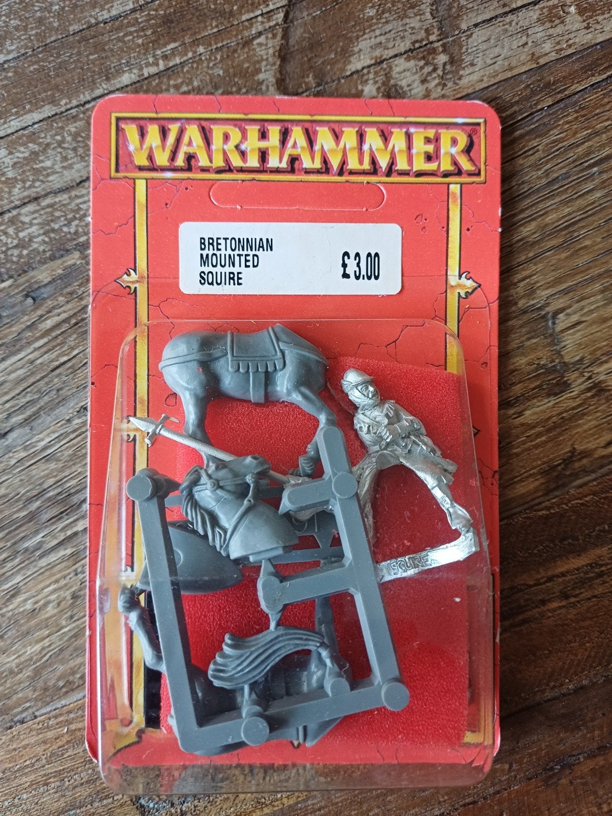 Warhammer Bretonnian Mounted Squire, Ophalen of Verzenden, Nieuw