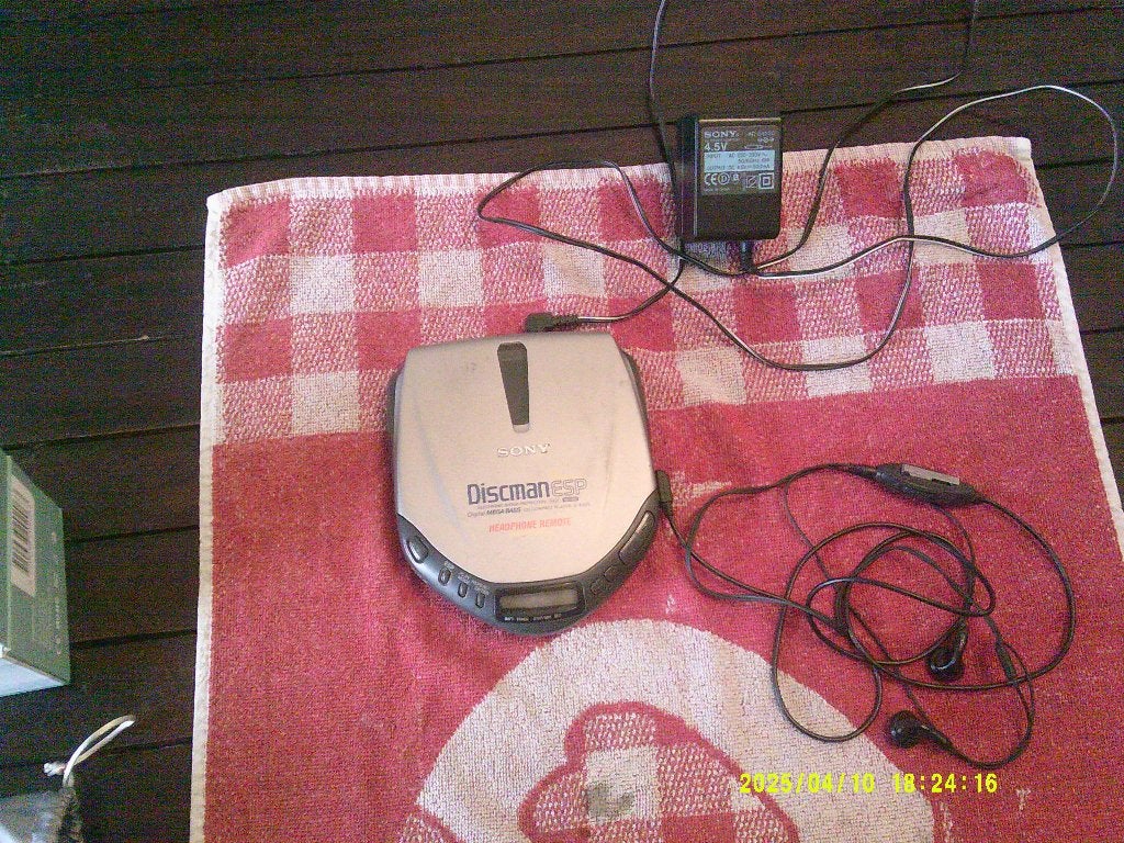 sony discman, Ophalen, Discman