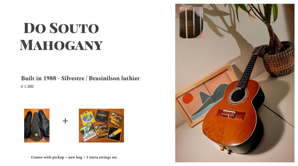 Cavaquinho Do Souto Mahoniehout (Silvestre/Brasini luthier), Ophalen, Zo goed als nieuw, Overige typen
