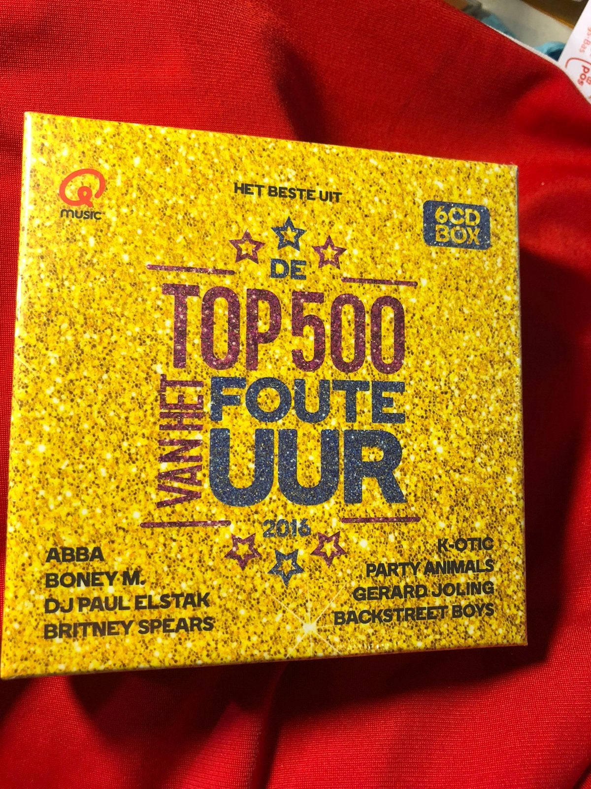 6! CD BOX- BESTE TOP 500 FOUTE UUR Q MUSIC (NOG IN SEAL!), Ophalen of Verzenden, Nieuw in verpakking