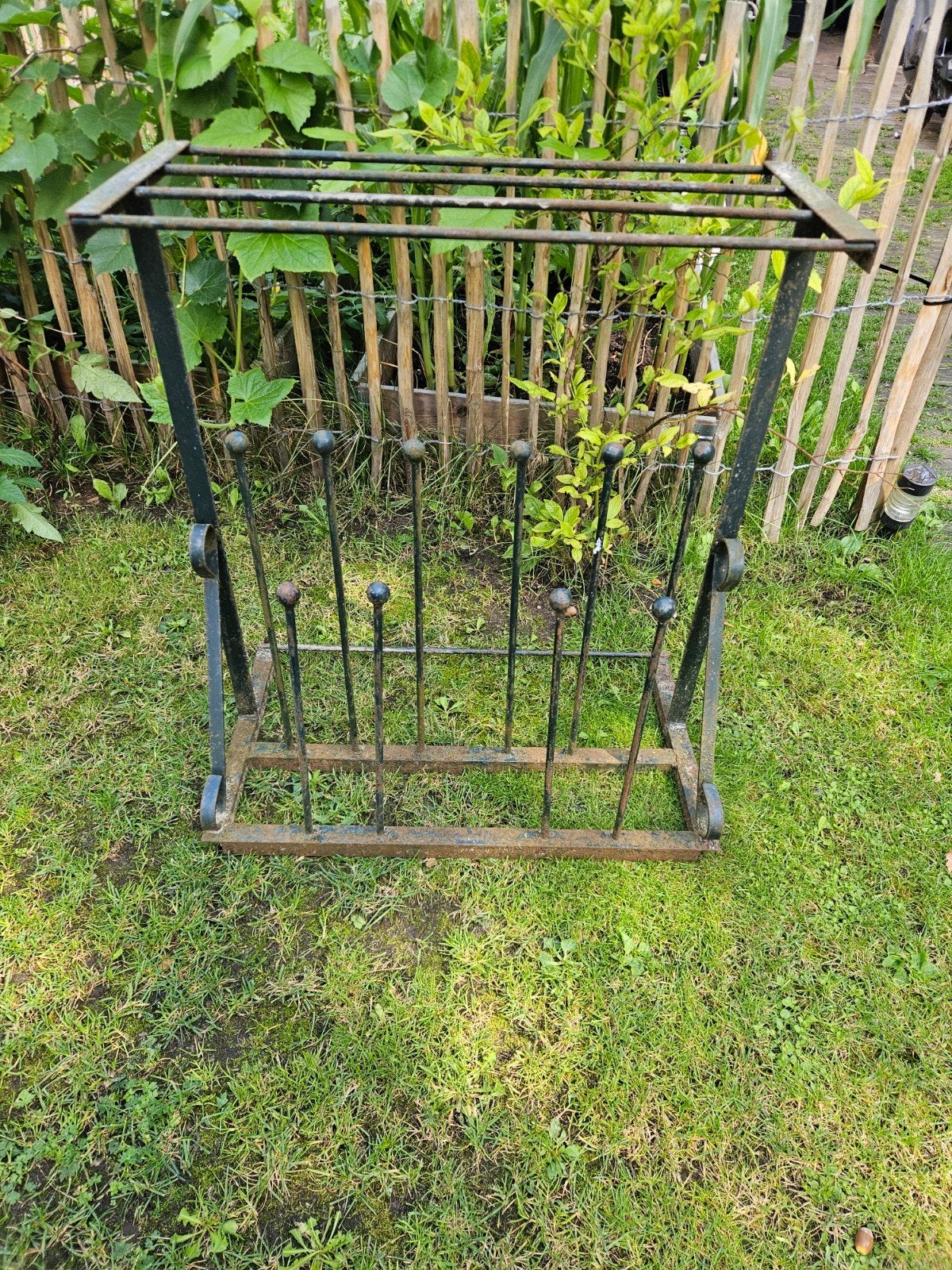 Laarzen klompen rek, Tuin en Terras, Ophalen, Gebruikt