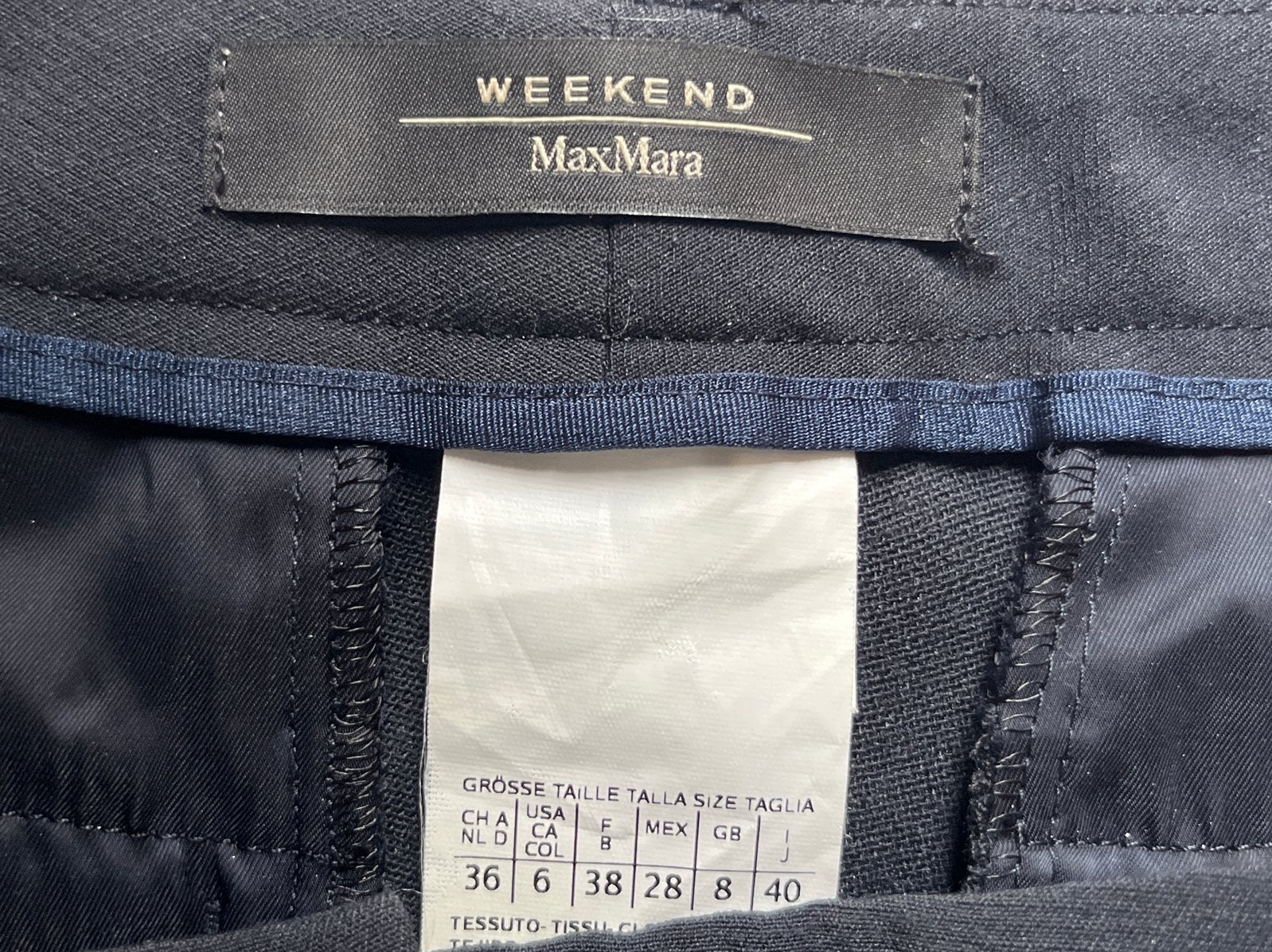 Max Mara Weekend Zwarte Broek Maat 36 - Zo goed als nieuw, Kleding | Dames, Zwart, Ophalen of Verzenden, Zo goed als nieuw, Maat 36 (S)