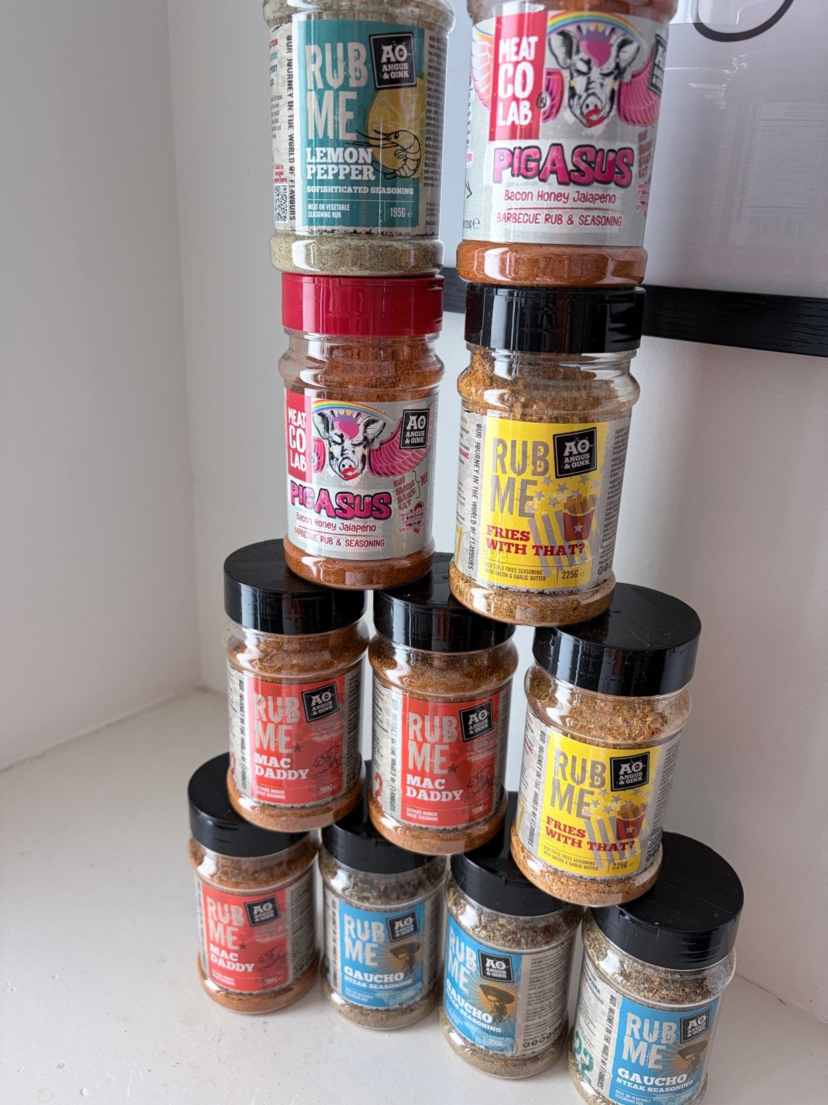 Angus & Oink Rubs - Diverse BBQ Kruidenmixen, Huis en Inrichting, Overige typen, Kunststof, Nieuw, Ophalen of Verzenden
