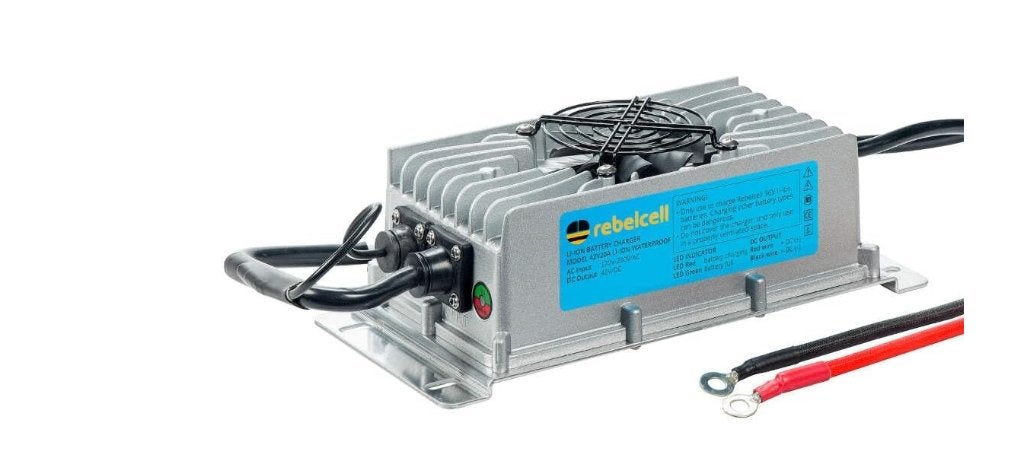 Rebelcell Li-ion Snellader 42V 20A voor 36V accu's (NBR-028), Nieuw