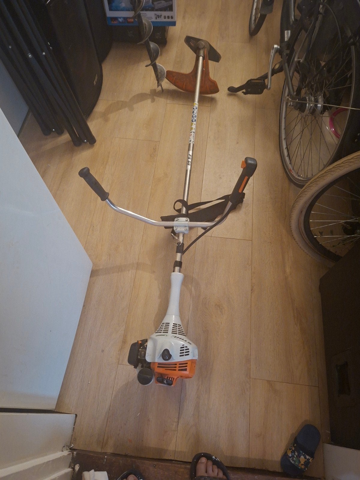 Stihl bosmaaier - Krachtige benzine grastrimmer, Gebruikt, Ophalen of Verzenden, 30 tot 50 cm, Stihl