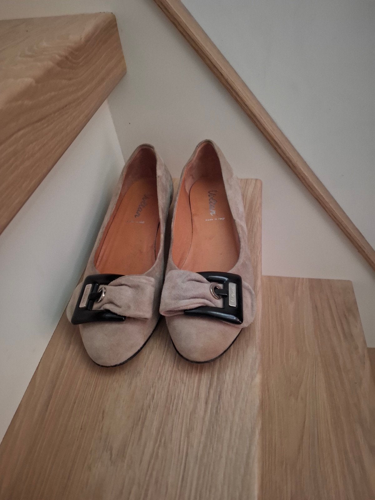 Dames ballerina's maat 37 Voltan instappers, Beige, Voltan, Zo goed als nieuw, Ballerina's