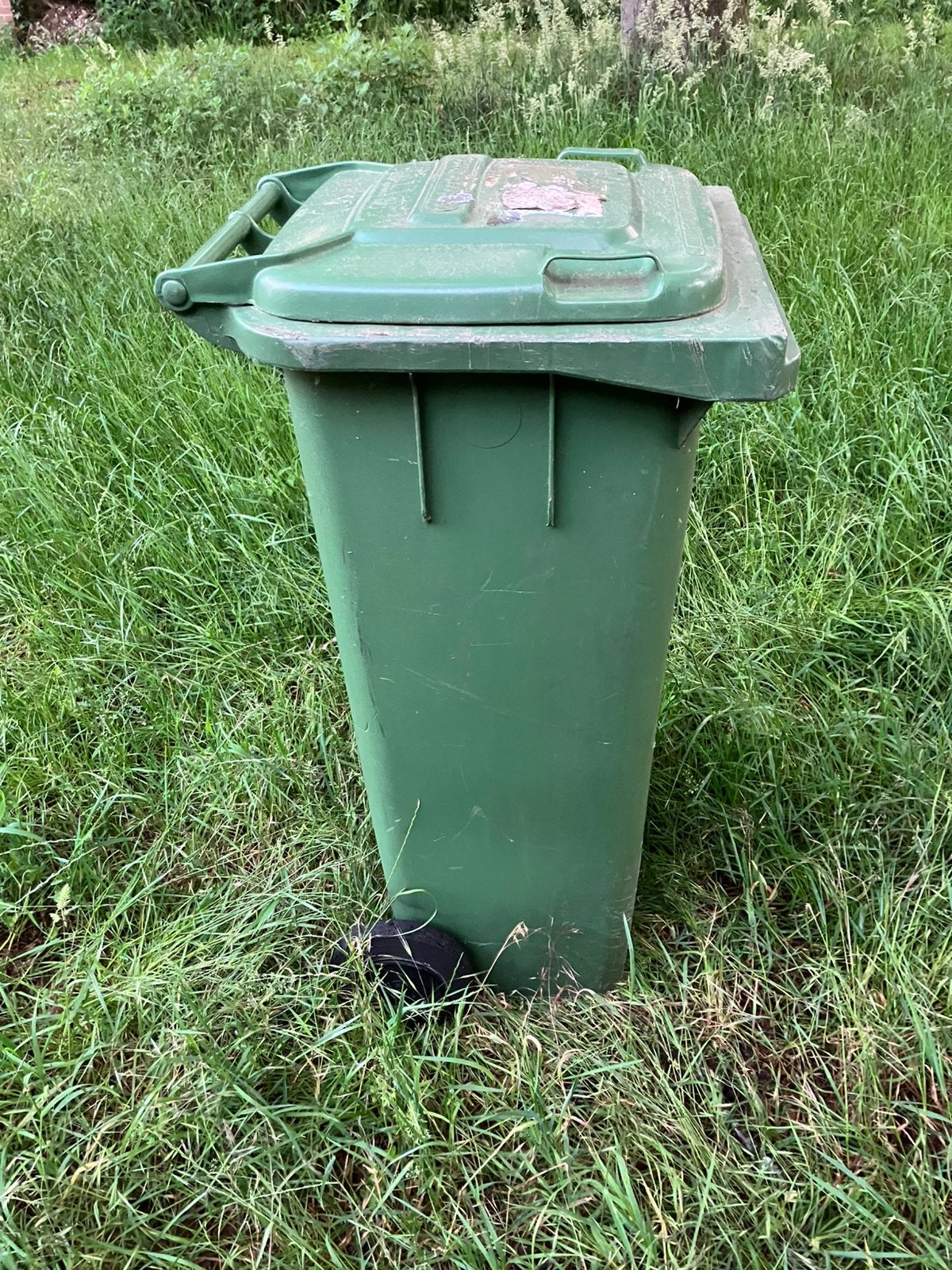 Groene container 120 ltr., 40 liter of meer, Ophalen, Gebruikt, Kunststof