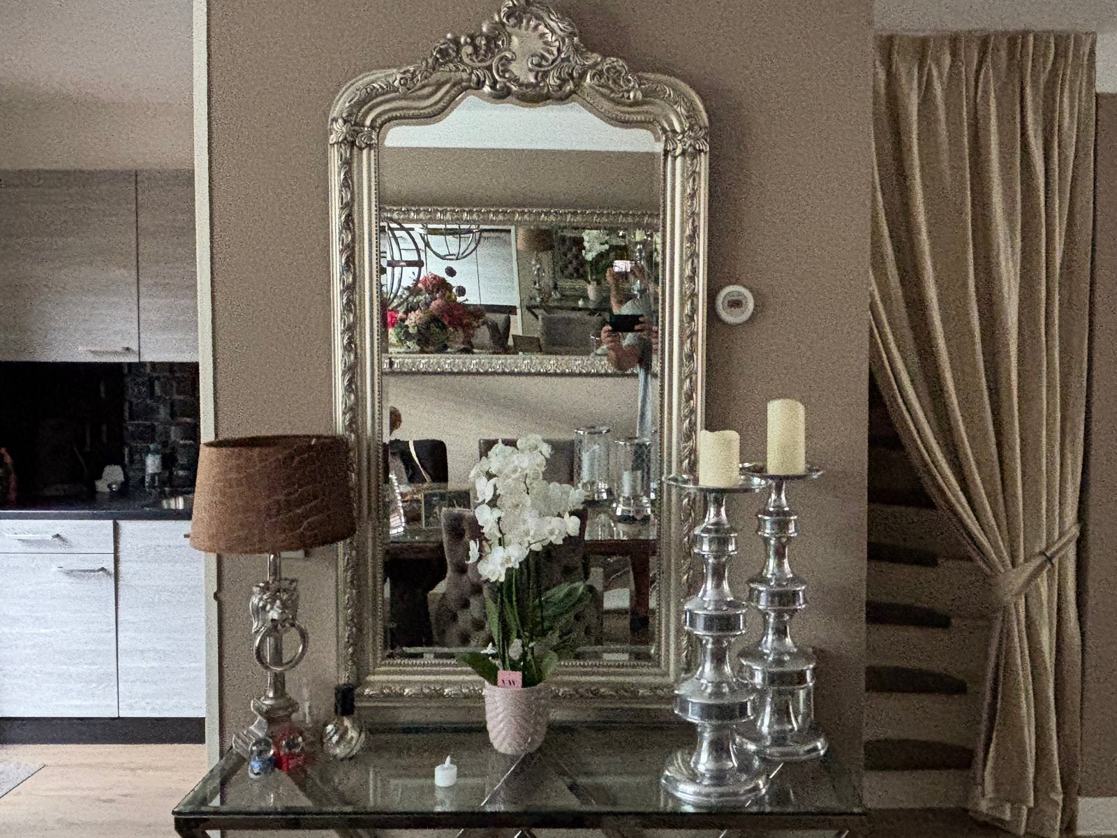 T.K een  sidetable-haard -spiegel  Eric kuster Richmond, Ophalen, Rechthoekig